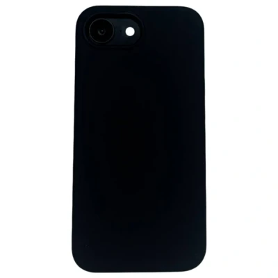 Afbeelding van JT Berlin Steglitz Silicon Case Apple iPhone 16e Zwart Inductieve lading, MagSafe compatible