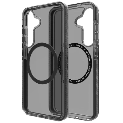 Afbeelding van Samsung Galaxy S25 MagSafe Hoesje Gerecycled kunststof ZAGG Hardcase/Backcover Blauw Telefoonhoesje Shockproof/Valbescherming