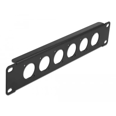 Afbeelding van Delock 10″ D Type Patch Panel 6 poorts zwart