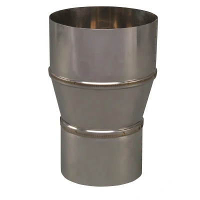 Afbeelding van Nedco EW RVS verloopstuk 89 mm uitw. 110