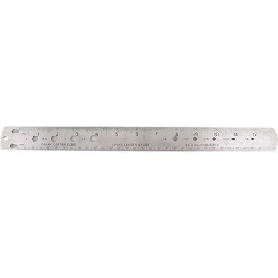 Afbeelding van IceToolz Xpert meet /spakenlat 33cm RVS 230E322