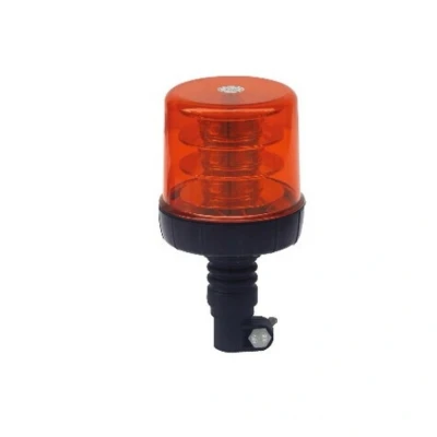Afbeelding van ORANJE zwaailicht SQUARE 18x3W LED R10 / R65 E keurmerk beugel bevestiging FLEX