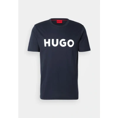 Afbeelding van HUGO Dulivio Tshirt print, Heren, Maat: XS, Dark blue