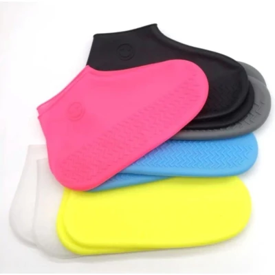 Afbeelding van Siliconen overschoenen / Regenschoenen Voor alle soorten schoenen Waterdicht Antislip wasbaar Herbruikbaar hoge kwaliteit milieuvriendelijk/ Semi transparant S/ R 88