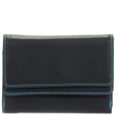 Afbeelding van Mywalit Double Flap Purse Portemonnee Black/ Pace