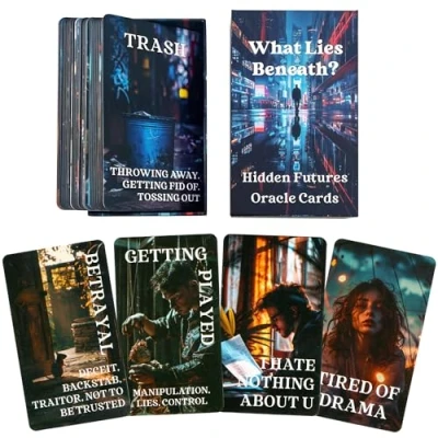 Afbeelding van BAIYOOBAI Spill The Beans Oracle Cards, Relaties Life Deck, Cards Deck voor beginners, Geheimen onthullen, Zoals vals spelen, Verraad, Haters