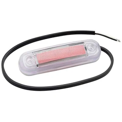 Afbeelding van Fristom Omtrekmarkeringslicht Open kabeluiteinden markeringslicht achter 12 V, 24 V rood Transpa