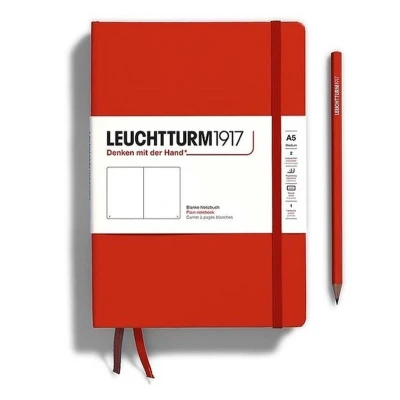 Afbeelding van Leuchtturm Notitieboek A5 Softcover Fox Red Blanko
