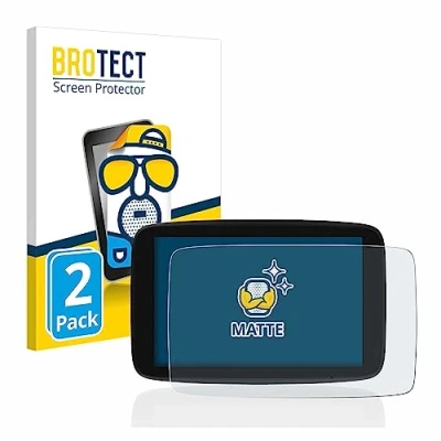Afbeelding van BROTECT (2 Stuks) Antireflecterende Beschermfolie voor TomTom Go Expert 7&quot; Anti Glare Screen Protector, Mat, Ontspiegelend
