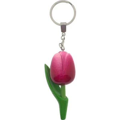 Afbeelding van Sleutelhanger tulp roze