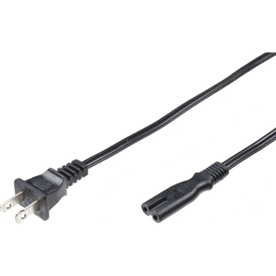 Afbeelding van Microconnect PE110718 electriciteitssnoer Zwart 1,8 m Netstekker type A C7 stekker