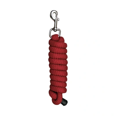 Afbeelding van Harry&#039;s Horse Halstertouw mounty, zilverkleurige muskaton, 2M One Size Bordeaux