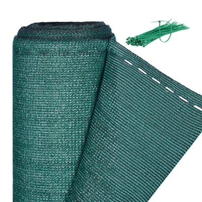 Afbeelding van Relaxdays zichtbreeknet groen 180 cm hoog net hekwerk zichtdoek tuin privacydoek 1,8 x 6 meter
