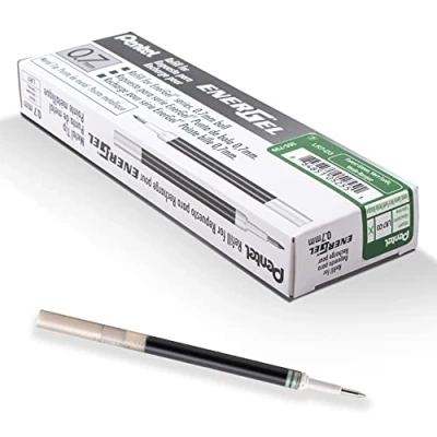 Afbeelding van Pentel LR7 D3X Navulling voor EnerGel pennen 0,7 bal = 0,35 mm lijndikte, 12 stuks, bosgroen (1 stuks)