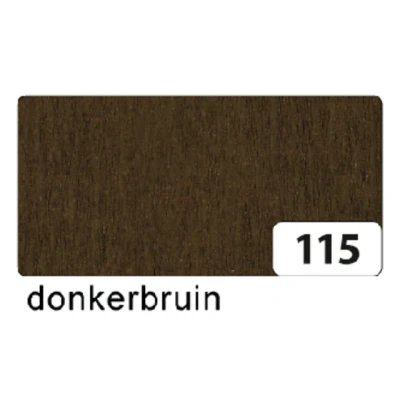 Afbeelding van Folia crêpepapier chocoladebruin