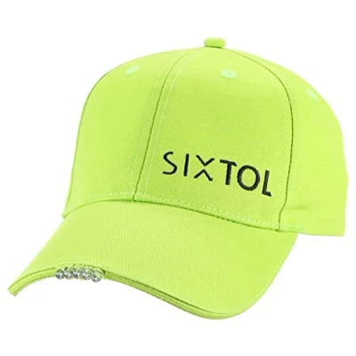 Afbeelding van SIXTOL B Cap honkbalpet met ledlicht, 25 lm, opladen via USB, universele maat, Lichtgroen, Eén maat