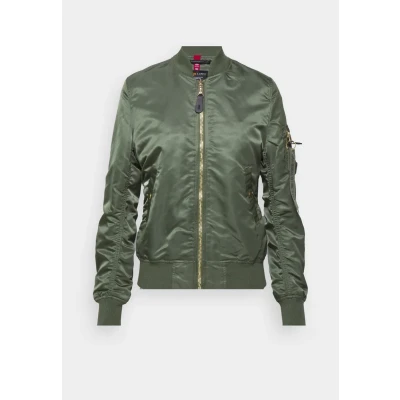 Afbeelding van Alpha Industries MA1 VF LW Bomberjacks, Dames, Maat: XS, Sage green/gold