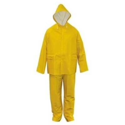Afbeelding van M Wear Regenpak Pvc Rayon Geel mt L
