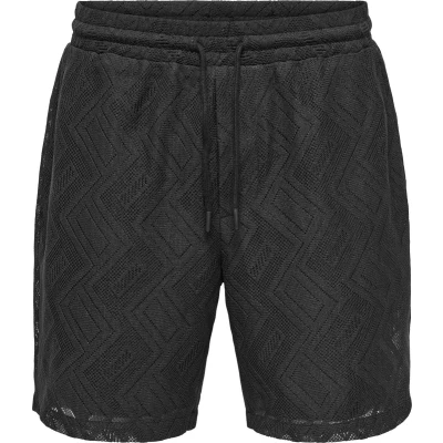 Afbeelding van ONLY &amp; SONS ONSTEL LANDEN REG LACE shorts Heren Bermuda