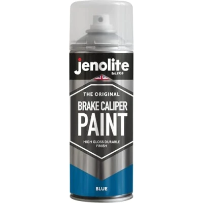 Afbeelding van JENOLITE Remklauwverf Spuitbus BLAUW Herstel en transformeer remklauwen van auto&#039;s 400 ml RAL 5017