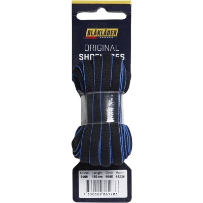 Afbeelding van Blaklader 2468 0000 Schoenveters Zwart/Korenblauw