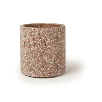 Afbeelding van Serax Terrazzo plantenpot van aardewerk voor binnen Ø18 cm Bruin