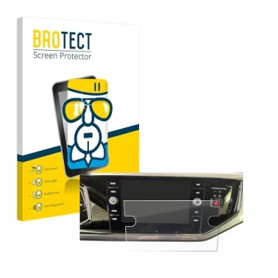 Afbeelding van BROTECT Screenprotector voor Volkswagen Polo VI Ready 2 Discover 8&quot; Folie Beschermfolie Beschermglas transparant