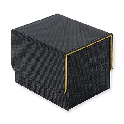 Afbeelding van Vault X Exo Tec® Modulaire Sideloading Deck Box module voor 100+ TCG kaarten, afneembaar magneetdeksel, geschikt commandant en standaard verzamelkaarten (zwart/elektrisch geel)