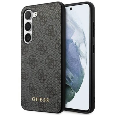 Afbeelding van Samsung Galaxy S24 Plus Hoesje Kunststof Guess Backcover/Hardcase Zwart Telefoonhoesje