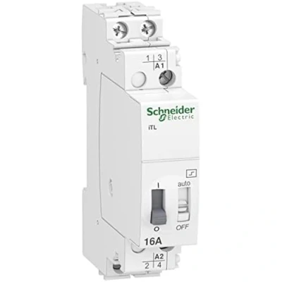 Afbeelding van Schneider electric itl impulsschakelaar 2 polig 16a 240v a9c30812