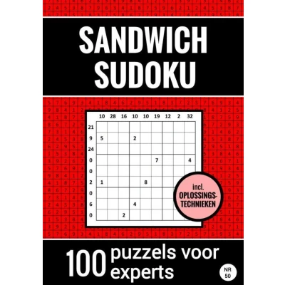 Afbeelding van Sandwich Sudoku 100 Puzzels voor Experts Inclusief Oplossingstechnieken Nr. 50