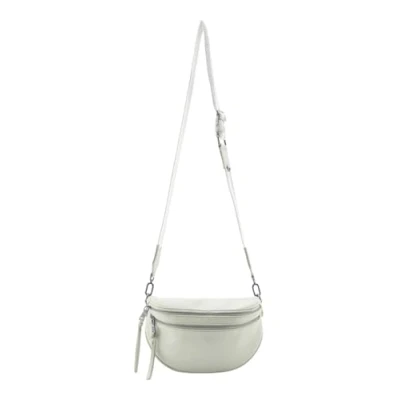 Afbeelding van FREDsBRUDER Leren Schoudertas Bestie Beltbag Light Matcha green Mintgroen