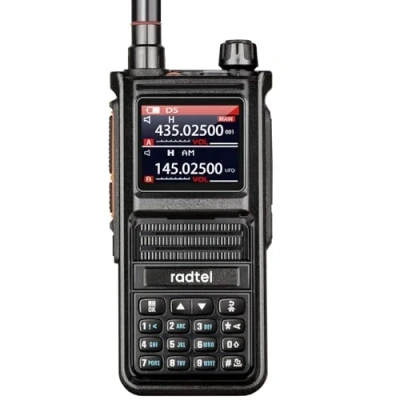 Afbeelding van Radtel RT 890 Dual Band Ham Radio Kleur LCD Walkie Talkie met Air Ontvangst en Kanaalnaam/FM Radio/VOX/