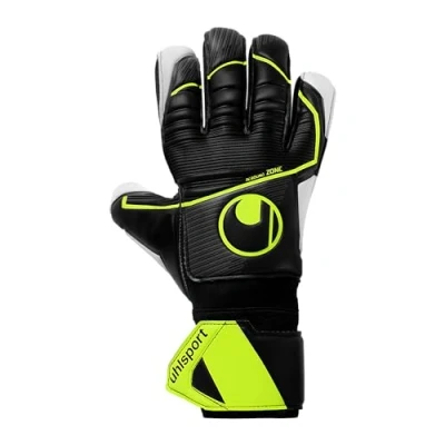 Afbeelding van Uhlsport Supersoft HN Flex Frame Black Fluo Yellow Keepershandschoenen Maat 10