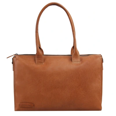 Afbeelding van Plevier Copal Damestas 1 Vak 17.3&#039;&#039; cognac Laptoptas Aktetas