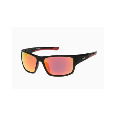 Afbeelding van Zonnebril Sinner Lemmon Matte Black Sintec Smoke Red Oi