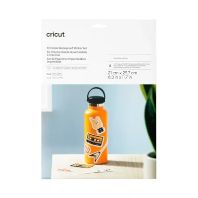 Afbeelding van Cricut Sticker Set Waterproof A4 Folieset Snijbreedte 29.7 cm Wit