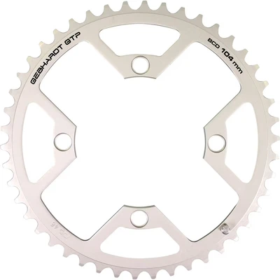 Afbeelding van Gebhardt Kettingblad 46 tands zilver, Shimano, 4 gaats, ATB Triple