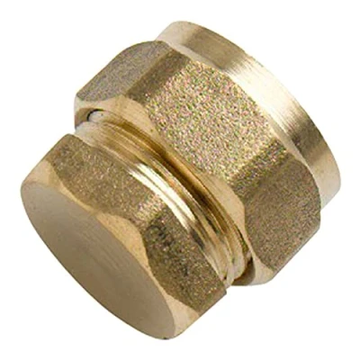 Afbeelding van Merriway® BH01543 Messing Compressie Fittings Stop End, 15mm