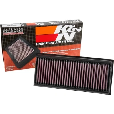 Afbeelding van K&amp;N vervangingsfilter compatibel met Mercedes Benz C63/S AMG 2014 /G500 2015 /G550 2016 /GLC63 2017 /S63 4.0 (33 3072)
