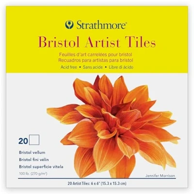 Afbeelding van Strathmore 062105972 Kunstenaarstegels, meerkleurig, 15,2 x 16,5 cm, 20 stuks