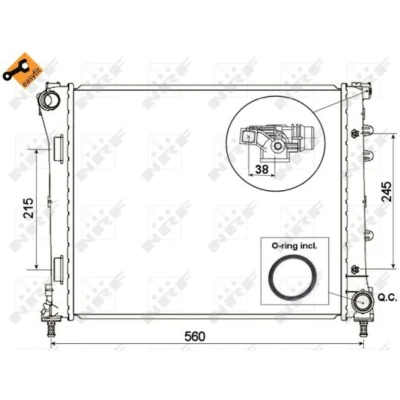 Afbeelding van Radiateur NRF 53525