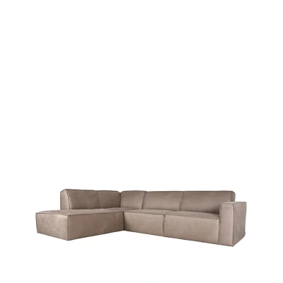 Afbeelding van LABEL51 Bank Kay ottomane 2,5 zits taupe Stof