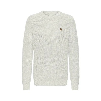 Afbeelding van Solid Sdricky Trui, Heren, Maat: 3XL, Light grey melange