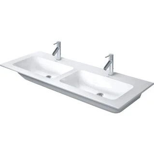 Afbeelding van Duravit Me by Starck meubelwastafel mat wit wondergliss (130 x 49 cm)