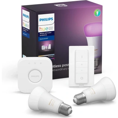 Afbeelding van Philips Hue White and Color Ambiance E27 Starterkit