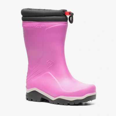 Afbeelding van Dunlop K374061 Blizzard Kinderlaars gevoerd PVC Roze/Grijs/Zwart