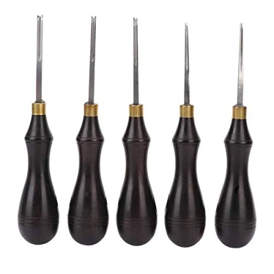 Afbeelding van Craft Edge Beveler Leathercraft Houten handvat Tool Snijden Afschuining Leather Skiver voor DIY Craft(1.3mm)