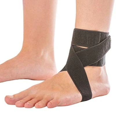 Afbeelding van Plantaire fasciitis dag enkelbrace Splint overdag met hielband die in schoen past voor ondersteuning van peroneale peesontsteking, voetboogpijnverlichting, PTTD, achillespeesontsteking en verstuikingen (universeel)
