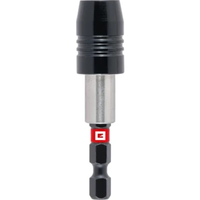 Afbeelding van Einhell Impact snelwisselbithouder met 1/4 inch E 6,3 schacht, 65 mm, chroom vanadium, torsiezone, roestvrijstalen huls, snelwisselmechanisme